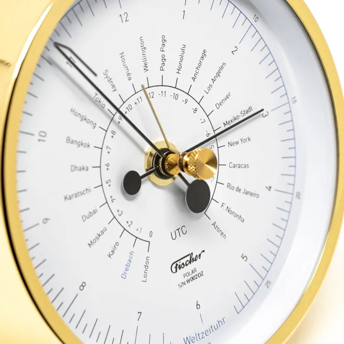 Fischer Manufaktur ZEIT-Sonderedition »POLAR Weltzeituhr« von