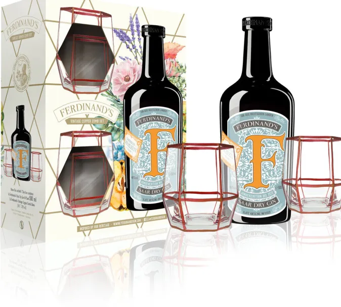 Ferdinand's ZEIT-Sonderedition Set »Ferdinand´s Saar Dry Gin Copper Comb«