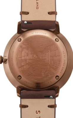 Sternglas ZEIT-Sonderedition Uhr »Hamburg«, Bronze