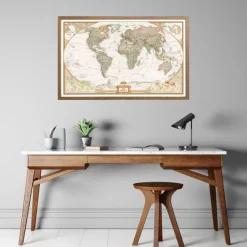 Interkart ZEIT-Sonderedition Weltkarte »National Geographic antik«