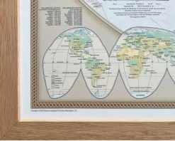 Interkart ZEIT-Sonderedition Weltkarte »National Geographic antik«