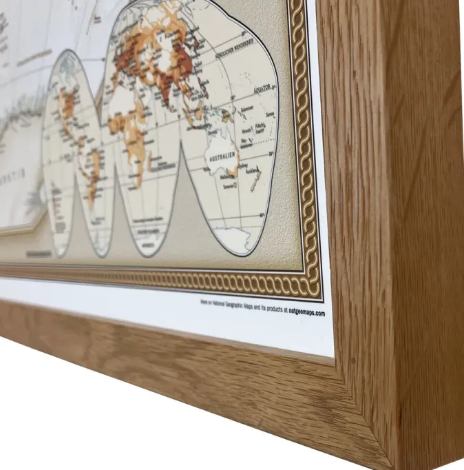 Interkart ZEIT-Sonderedition Weltkarte »National Geographic antik«