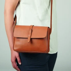 Guerer & Guerer ZEIT-Tasche »Saddle Bag Small« Cognac